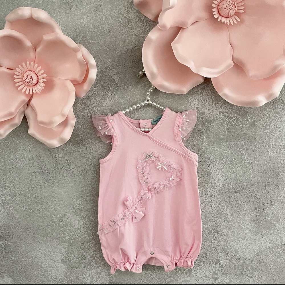 Girl’s Onesie with beautiful detailing